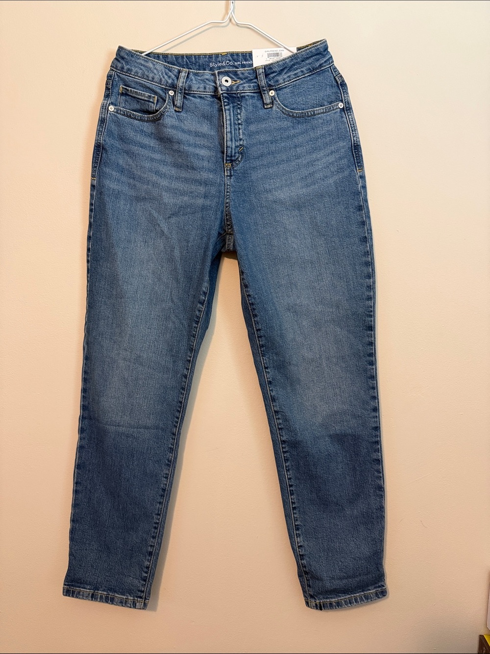 Style & Co. Women’s Boyfriend Jeans - Blue Wash